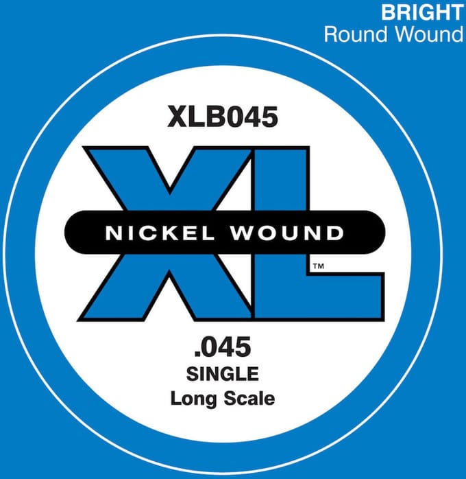 D'Addario XLB045 Nickel Wound Losse Bassnaar .045