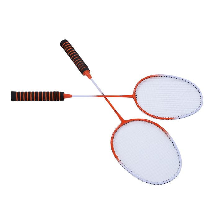 Set de Badminton Professionnel Raquette de Badminton en Alliage avec 3 Volants Sac de Transport pour Débutant