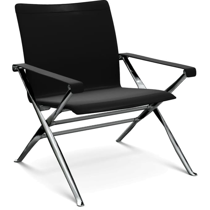 B&B Italia Beverly '14 Fauteuil - Leder zwart