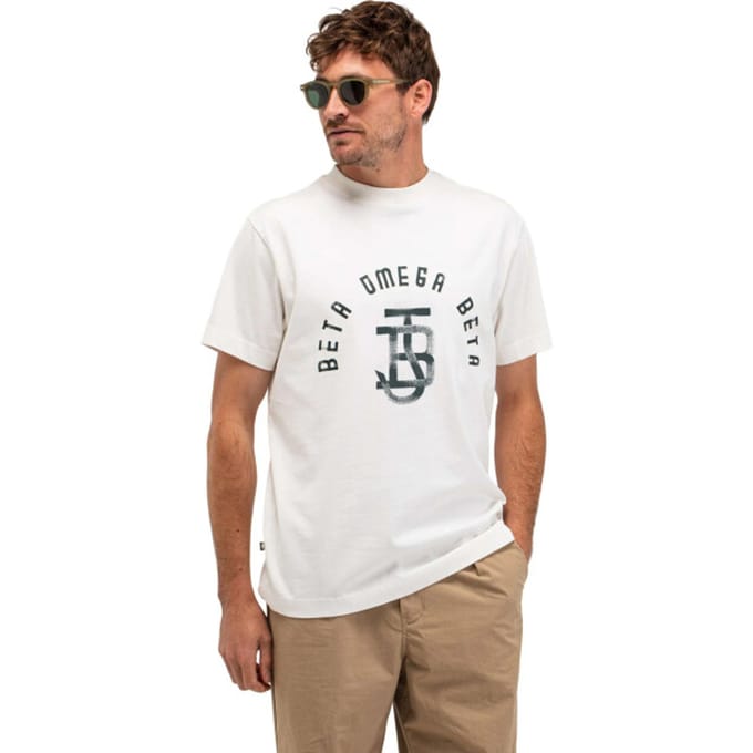 T-shirt Butcher of Blue wit ronde hals met opdruk