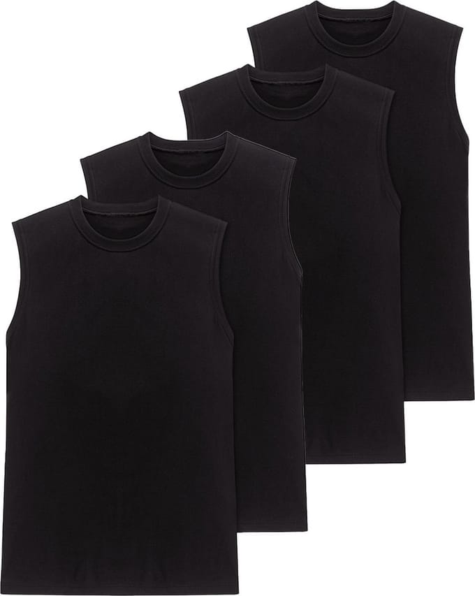 Schiesser Heren onderhemd 4 pack Essentials