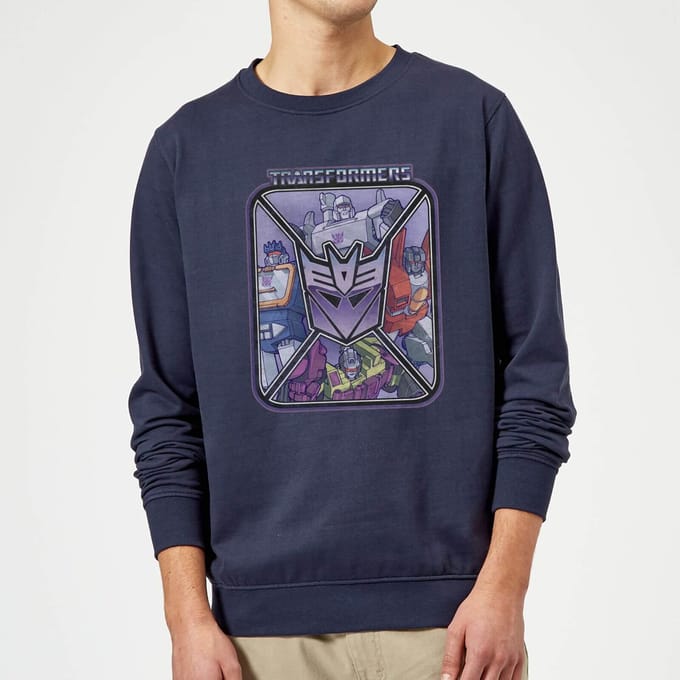 Transformers Decepticons Sweatshirt - Navy - S