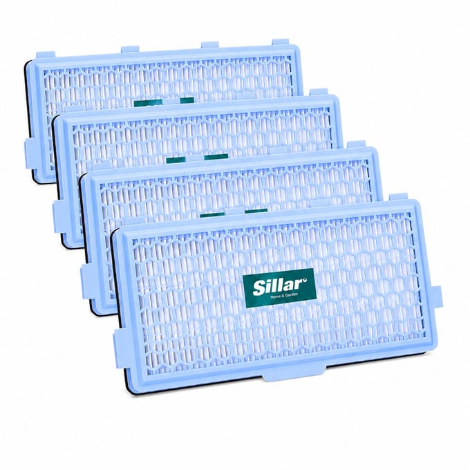 Sillar 4x HEPA Filter voor Miele Complete C2 C3 Compact C1 C2 - Vervanger SF-AH50 SF-AP50