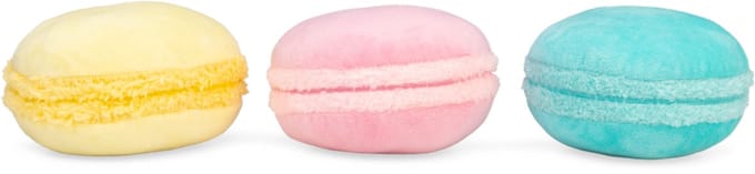 Beeztees Macaron Mimi - Hondenspeelgoed - Pluche - Assorti - 12x12x7,5 cm