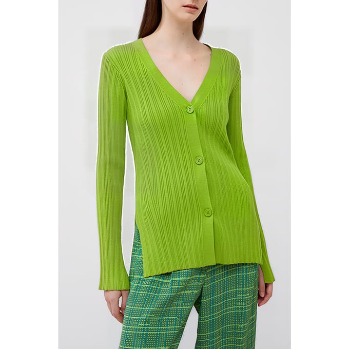 French Connection Leonora L/s Cardigan Wasabi Taglia: M | Cardigan Outlet | Donna