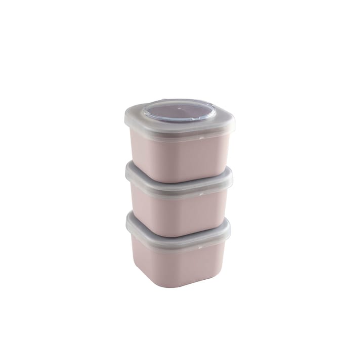 Sunware Sigma home Food to go - Lunchbakjes - set van 3 - Roze- 0,75