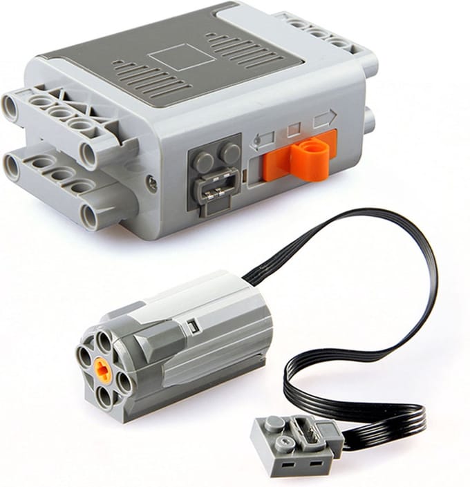 DW4Trading M Motor + Batterijhouder - 6x AA - Serie 8883 + 8881- Compatibel met Grote Merken