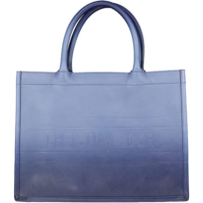 Christian Dior Medium Book Tote Tas van Leer