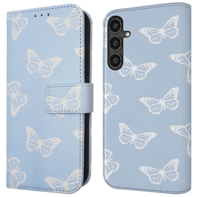 imoshion Hoesje - Geschikt voor Samsung Galaxy S23 FE - Design Bookcase smartphone - Butterfly