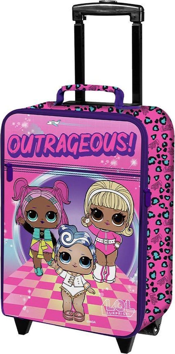 LOL Surprise! Trolley, Outrageous - 52 x 34 x 16 cm - Polyester