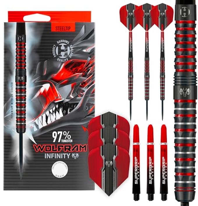 Tungsten Darts 97% - Dunne Pijlen met Verbeterde Grip