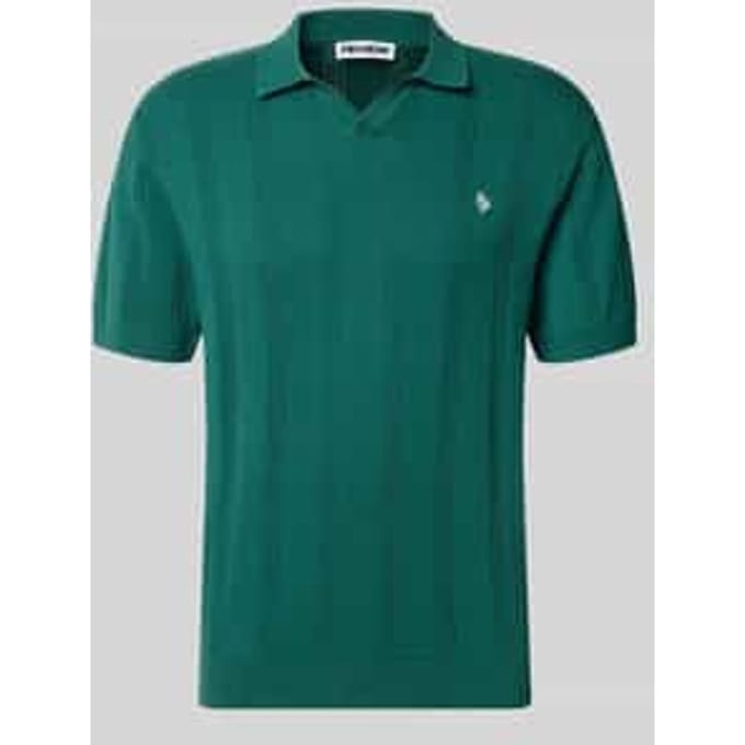 regular fit poloshirt met gestikt logo