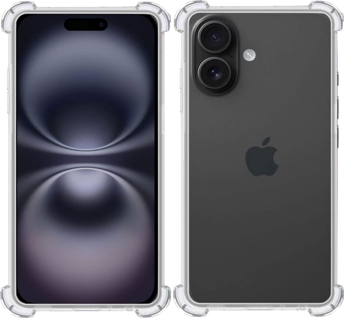 Hoesje geschikt voor Apple iPhone 16 – Extreme Shock Case – Case Transparant