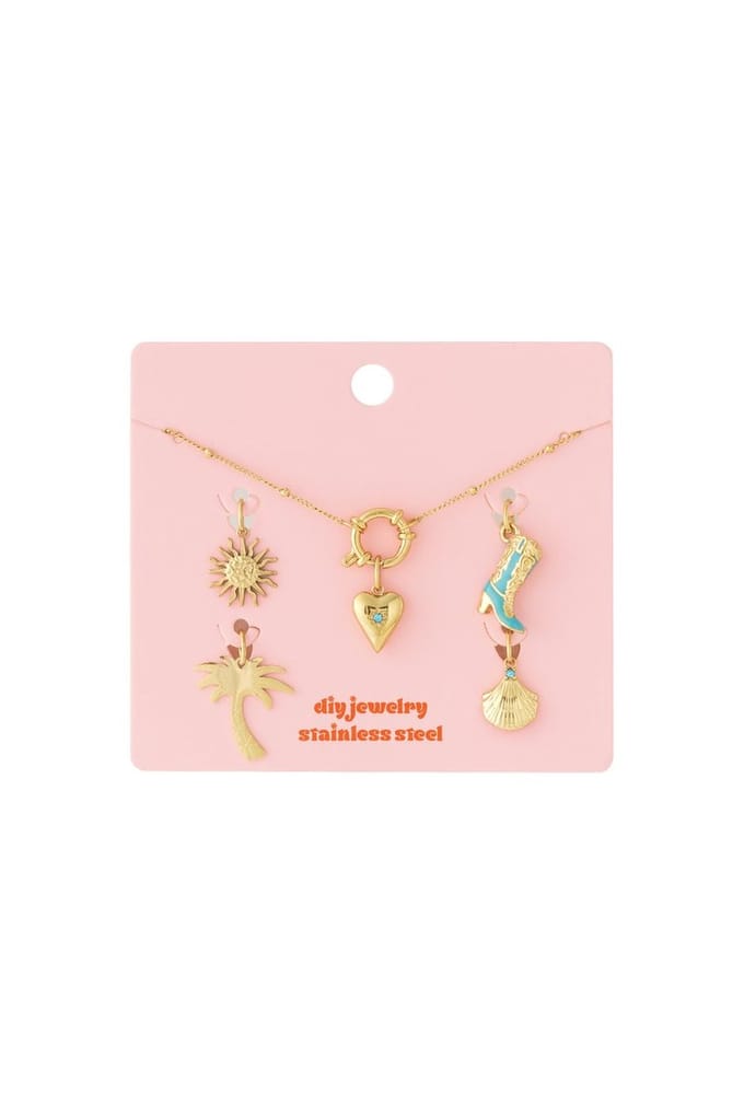 Hart met laars DIY ketting