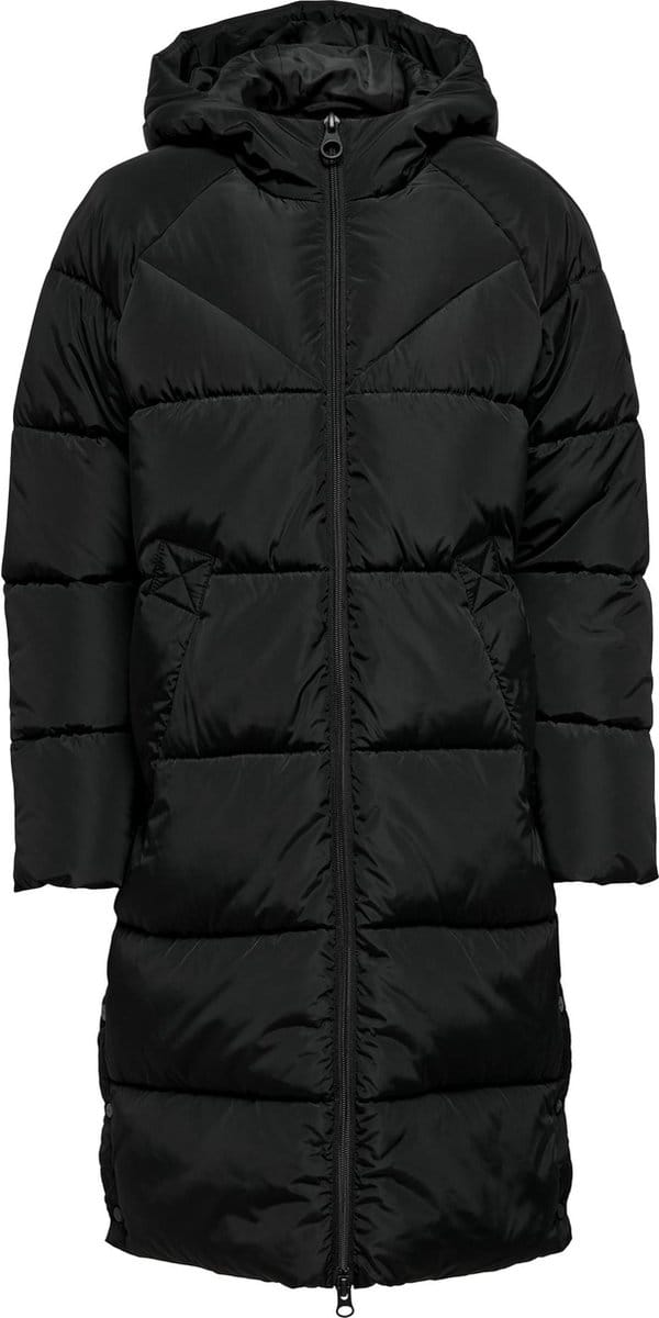 Only Jas Onlnewamanda Long Puffer Coat Cc Ot 15304786 Black Dames Maat - M