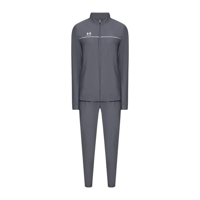 Under Armour UA M Challenger Tracksuit-GRY Heren Trainingspak - Castlerock - Wit
