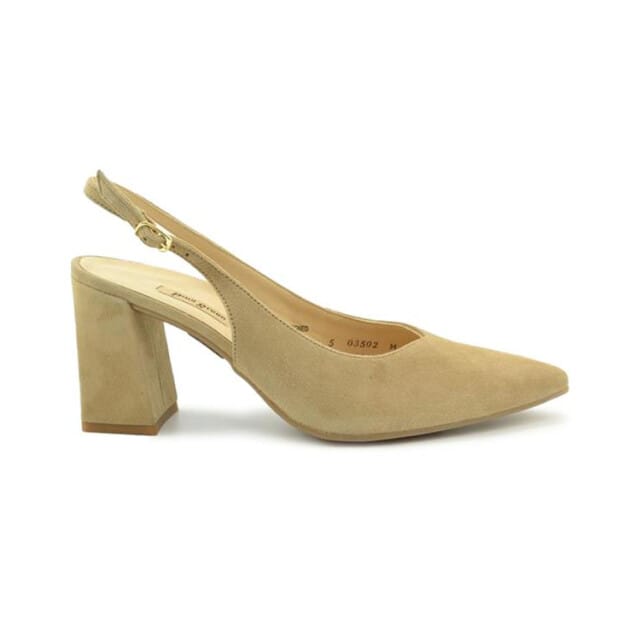 Paul Green 6101 - Pumps - Kleur: Wit/beige - Maat: 40.5