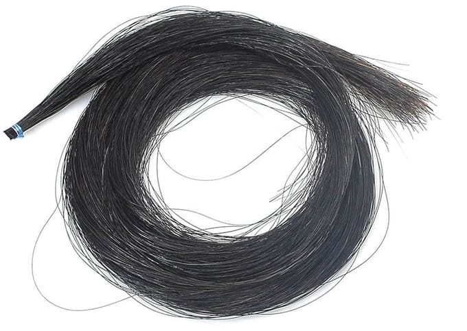 ELS BH-BA-BK strijkstokhaar voor contrabas, 71cm, 10gr, black quality
