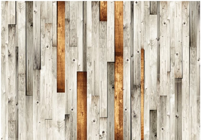 Fotobehang - Wooden theme.