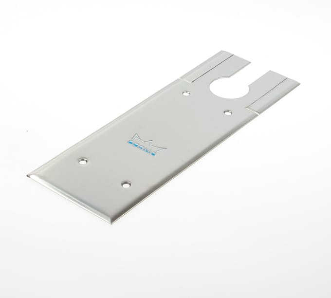 Vloerveer - RVS - dormakaba - Dekplaat voor Dorma BTS75V RVS 308x105 mm brug
