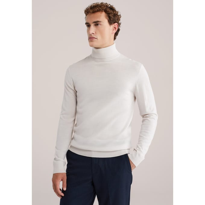 WE Fashion Pullover Off-white Taglia: XXL | Dolcevita Outlet | Uomo | Bianco