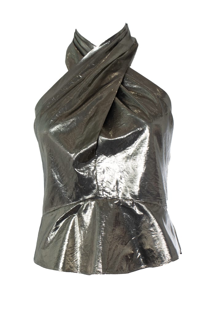 Isabel Marant, metallice haltertop