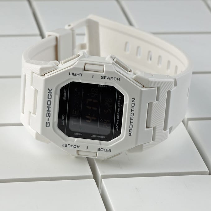 Casio G-Shock GD-B500-7ER Horloge - Kunststof - Wit - Ø 41 mm