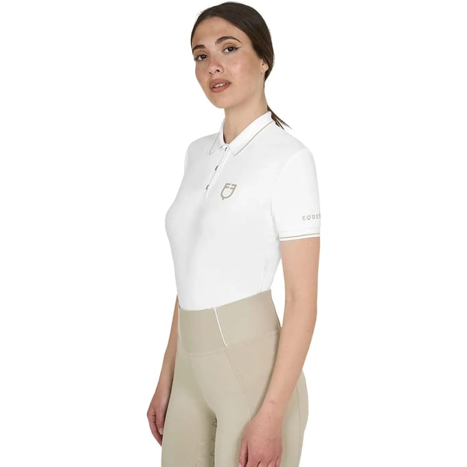 Ademend polo stof ademend vrouw Equestro