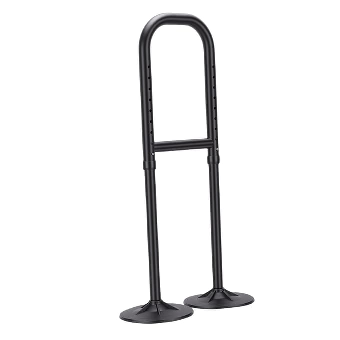 Draagbare Sta-hulp Dubbele Basis 800lbs Capaciteit Verstelbaar Sta-ondersteuningsapparaat Ondersteuningstool om op te staan black