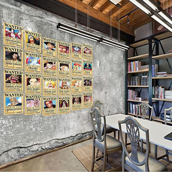 Affiches de recherche sur le thème des pirates pour la décoration de la chambre white