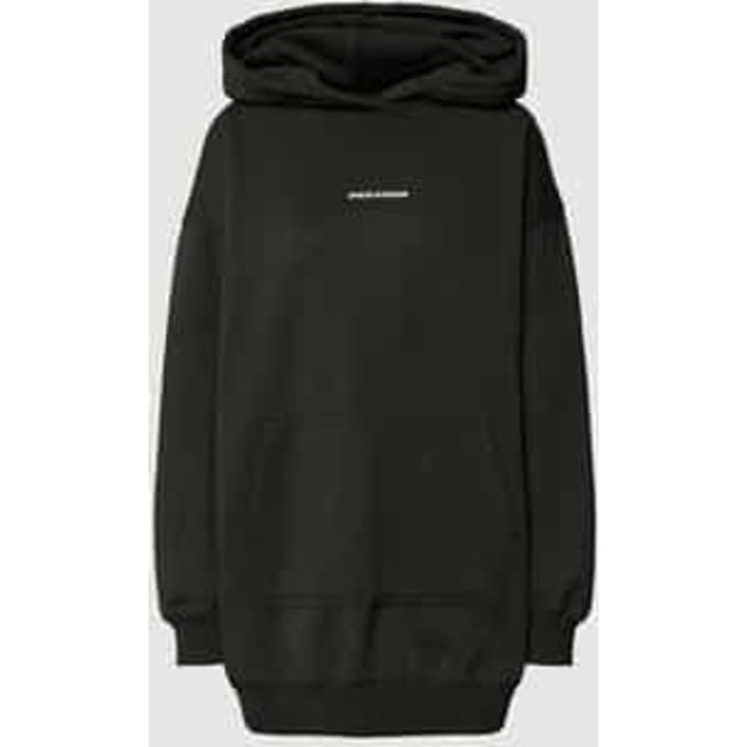 Oversized sweatjurk met logoprint, model 'MALM'