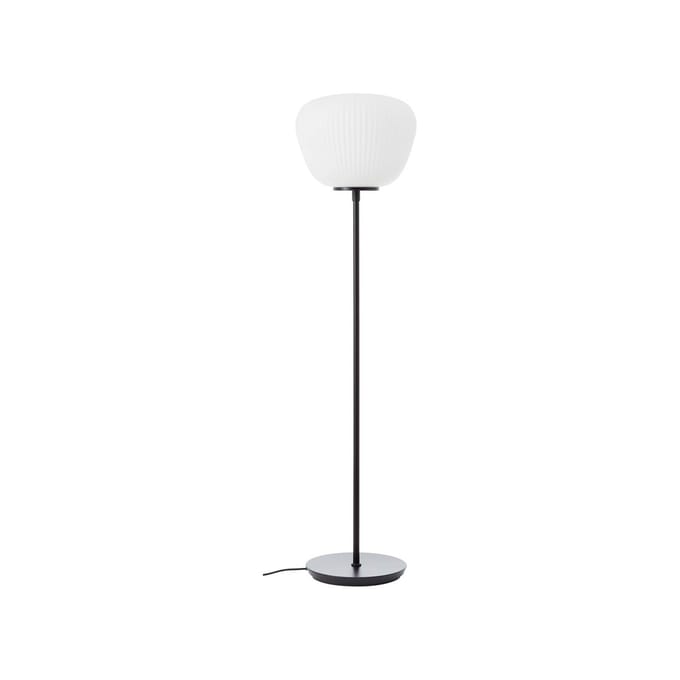 Brilliant Kaizen vloerlamp, hoogte 140 cm, opaal, glas/metaal