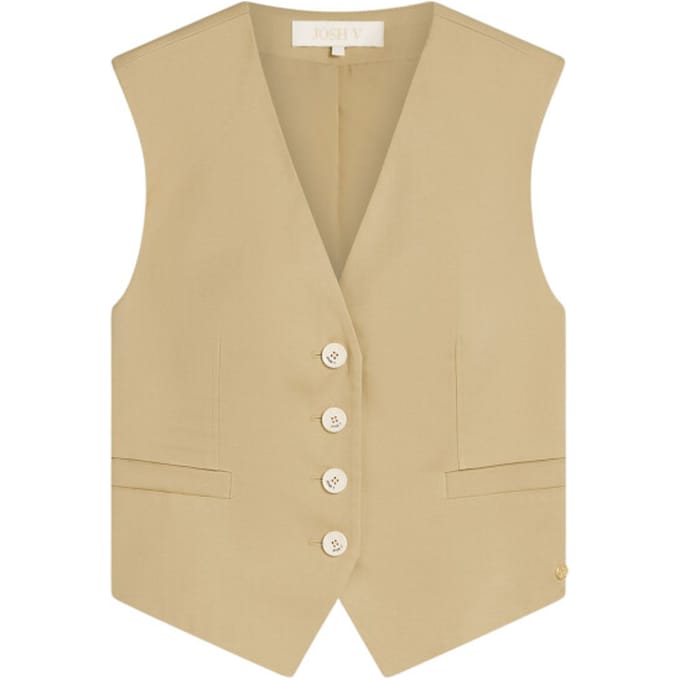 Josh V Monet Gilets Camel Jv-2602-0107