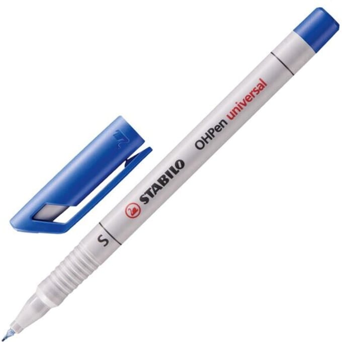 STABILO OHPen - Non-permanent - Superfine 0,4 mm - Blauw - per stuk