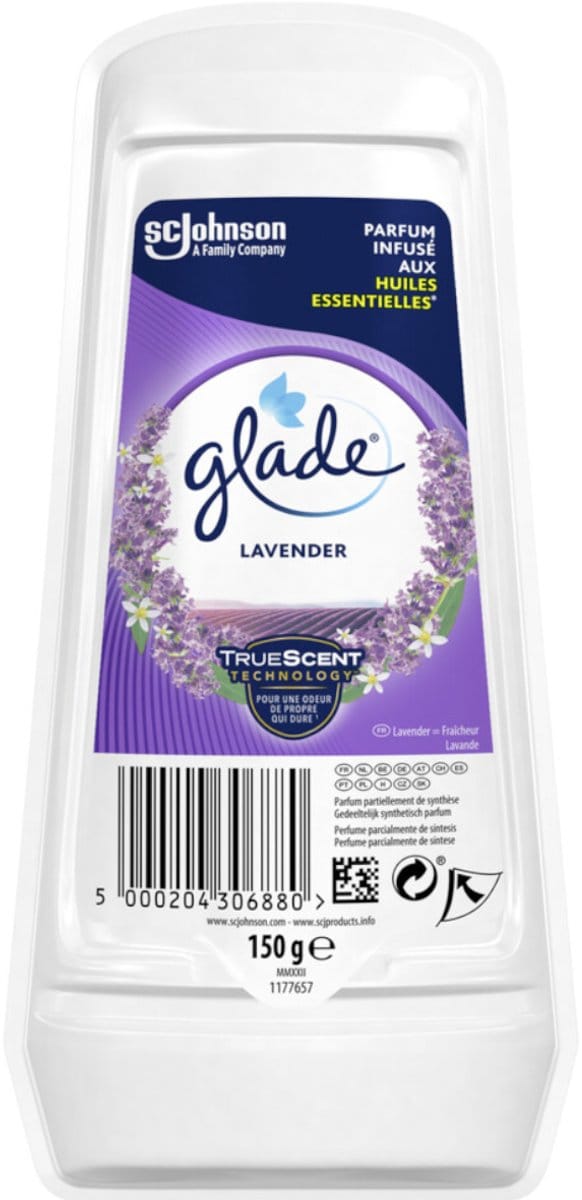 Glade Gel Tranquil Lavender & Aloe – 150g Luchtverfrisser