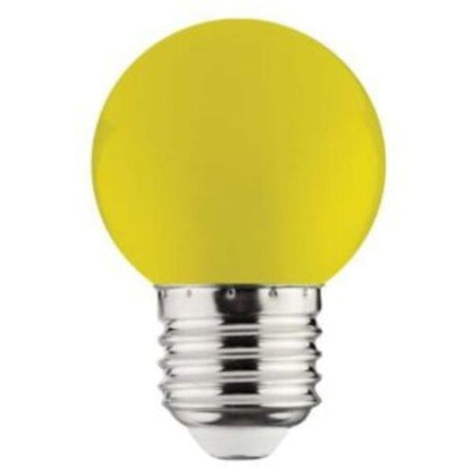 Ampoule LED bol Geel 1W (Vgl. 8W) E27 geel