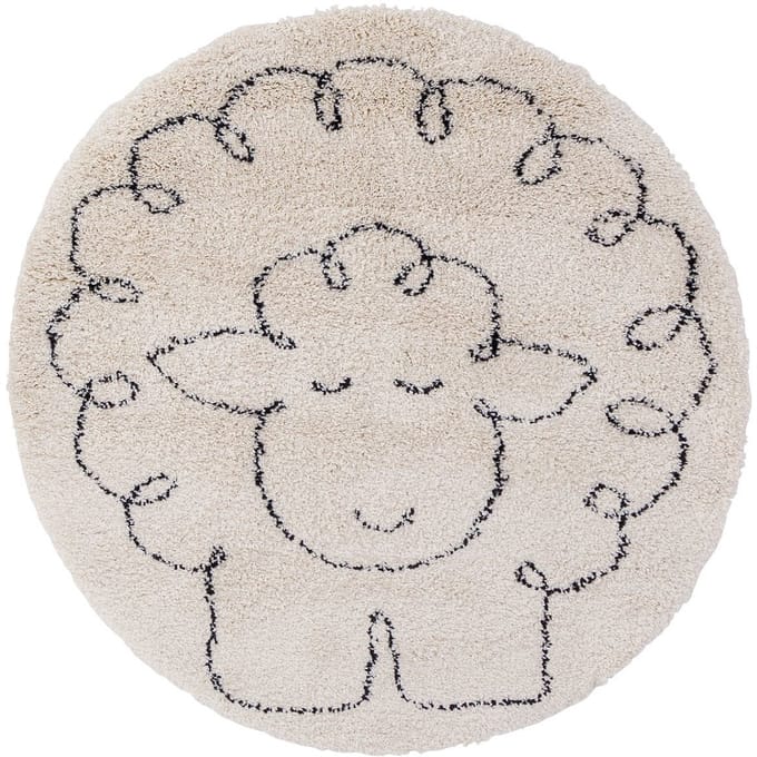 AFK Living - Rond kinderkleed zacht en dik PETIT MOUTON