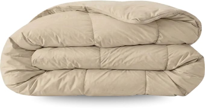 Zelesta Comfort Uni Zomerdekbed - Warm zand 200×200 cm