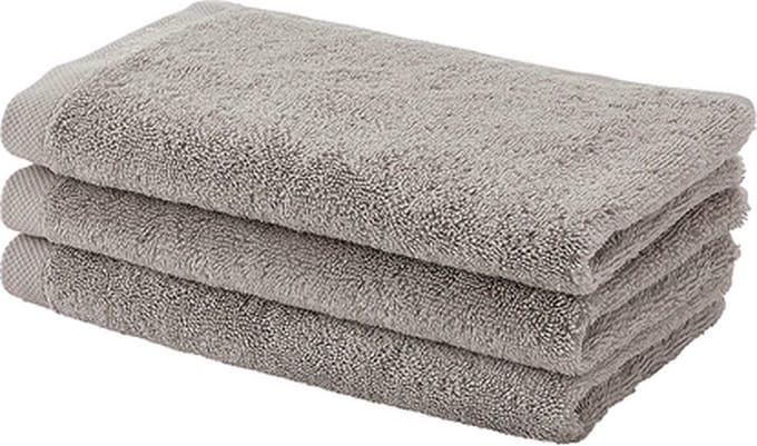 London Badtextiel Truffle | 30 x 50 cm | Beige / Lichtgrijs | Katoen