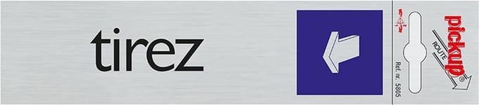 Pickup Route Alulook 165x44 mm - Tirez