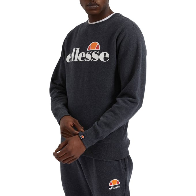 Men's Ellesse Sl Succiso Sweatshirt in Grey