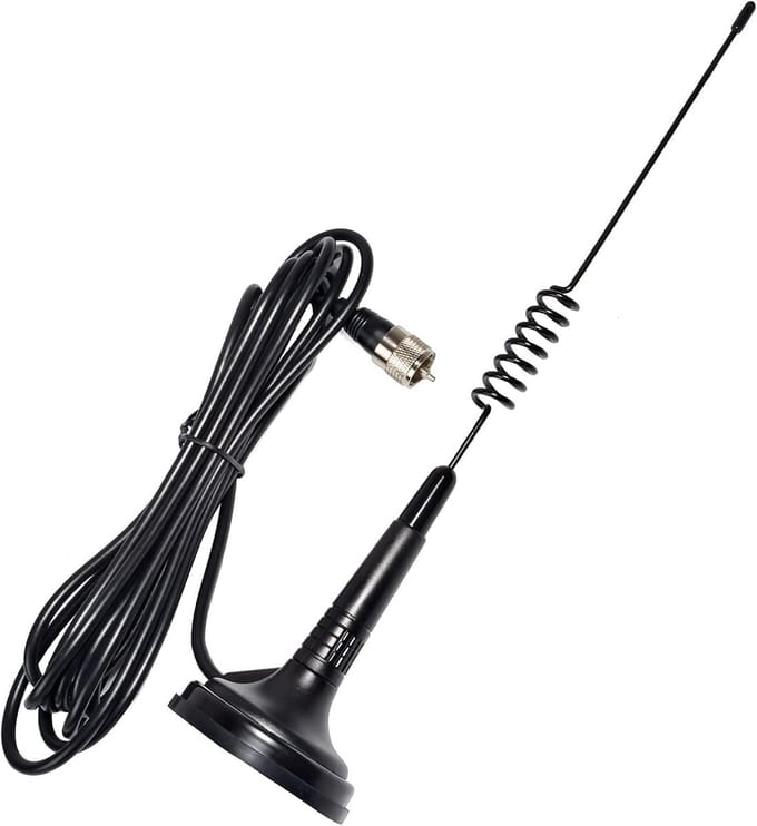 CB Radio Antenne - Magnetische Antenne - Mobiele Communicatie - PL259 Connector - 4 meter Kabel