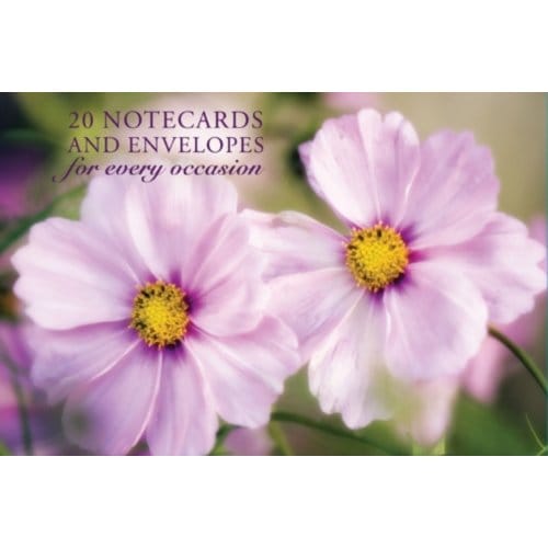Card Box Of 20 Notecards And Envelopes: Pink Cosmos - Peony Press