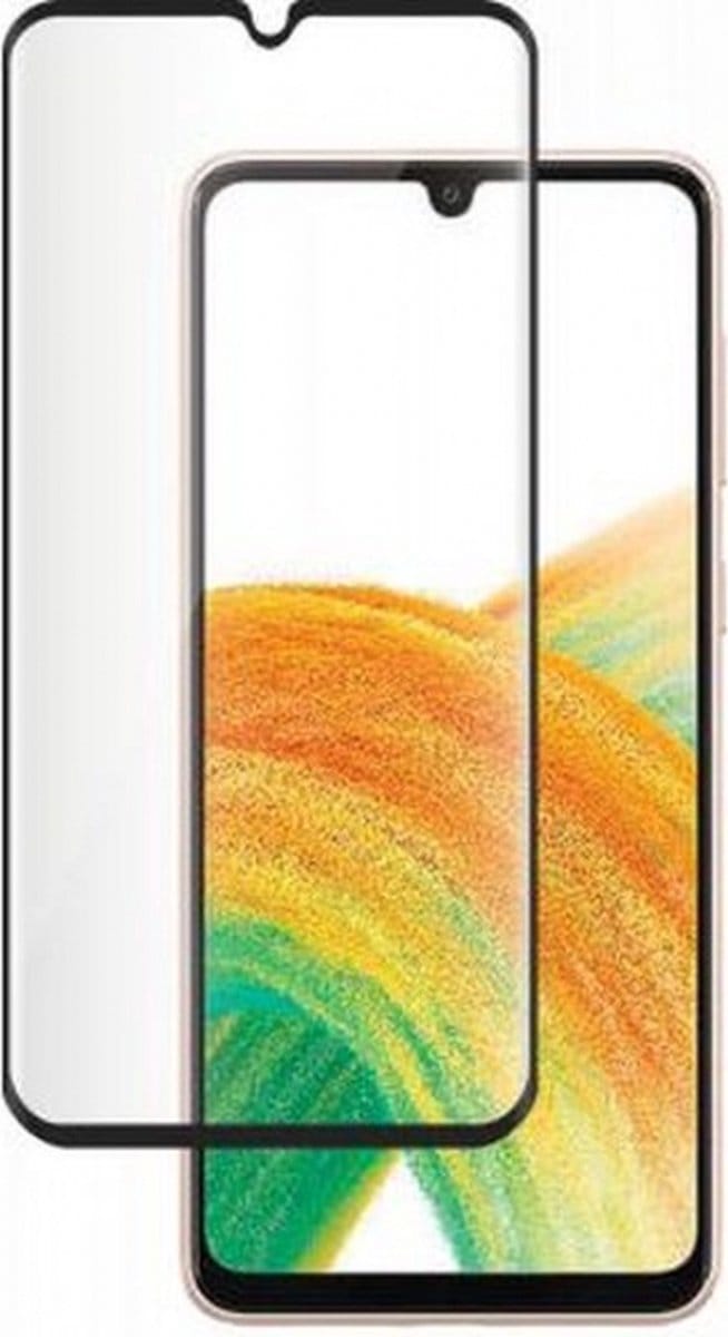 Bigben Connected, Screenprotector geschikt voor Samsung Galaxy A34 - Tempered Glass 2.5D & Anti-Scratch, Transparant