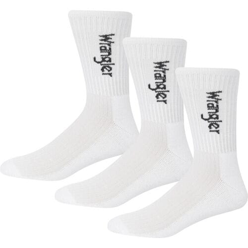 WRANGLER sportsokken Rogers wit maat 43–46