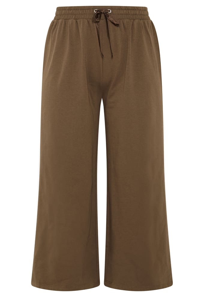 Limited Collection Bruine Joggingbroek Met Oogjes En Veter Size 48