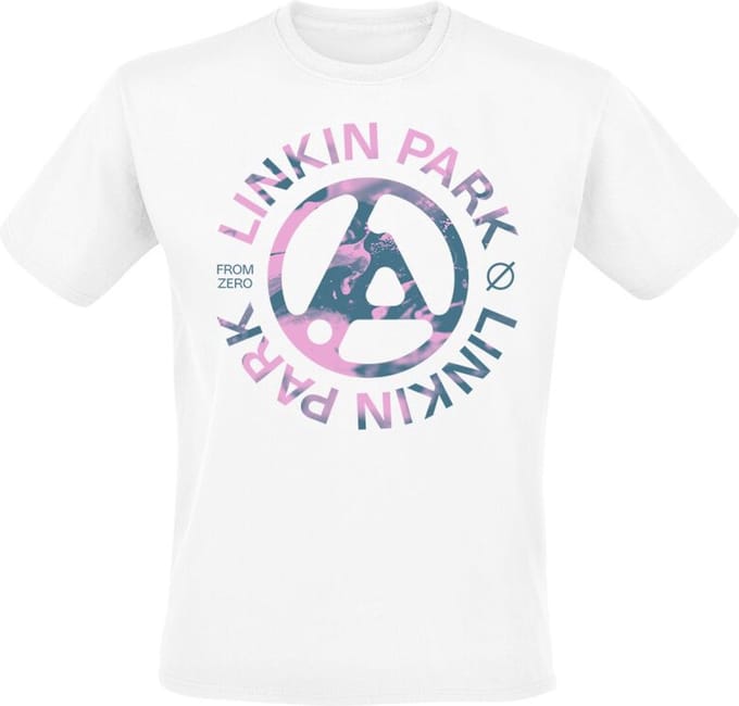 Linkin Park T-shirt - From Zero Spill - S tot 5XL - wit