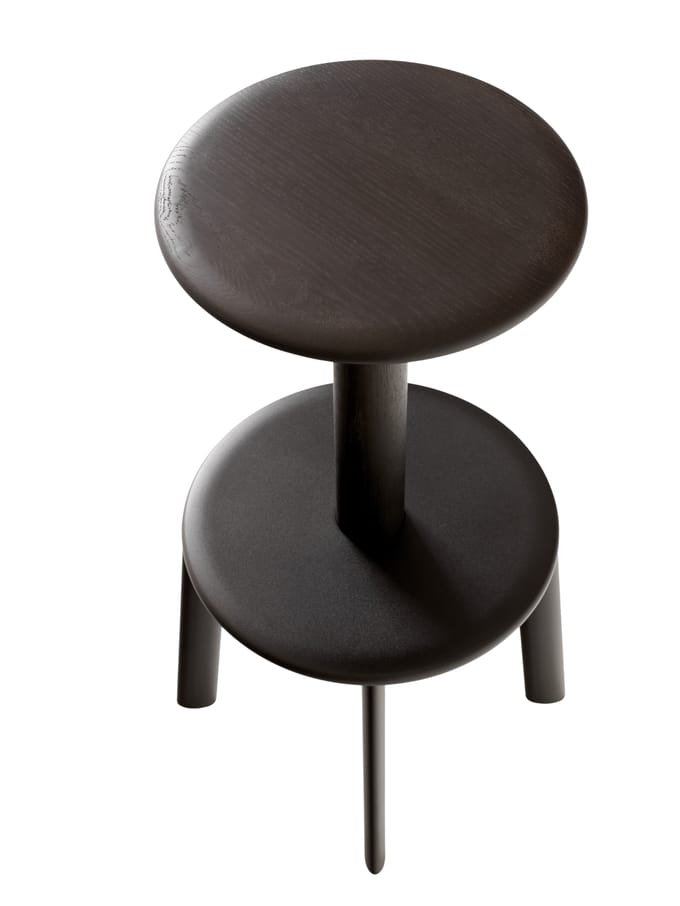 &Tradition Massif AV40 barkruk - dark stained oak and warm black