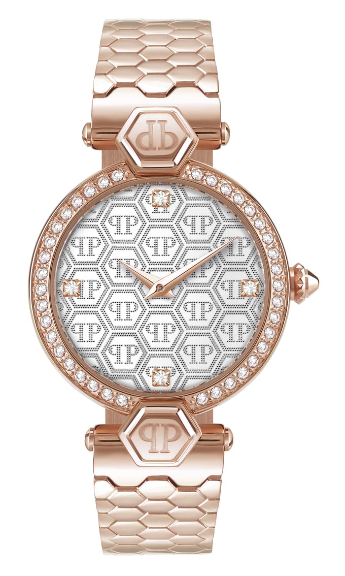 Philipp Plein Plein Couture Dames Horloge Rosékleurig PWEAA0821