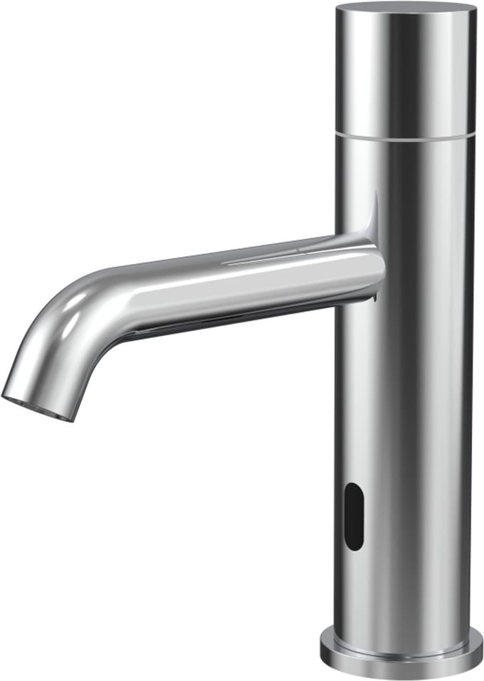 Wastafelkraan met sensor chroom
